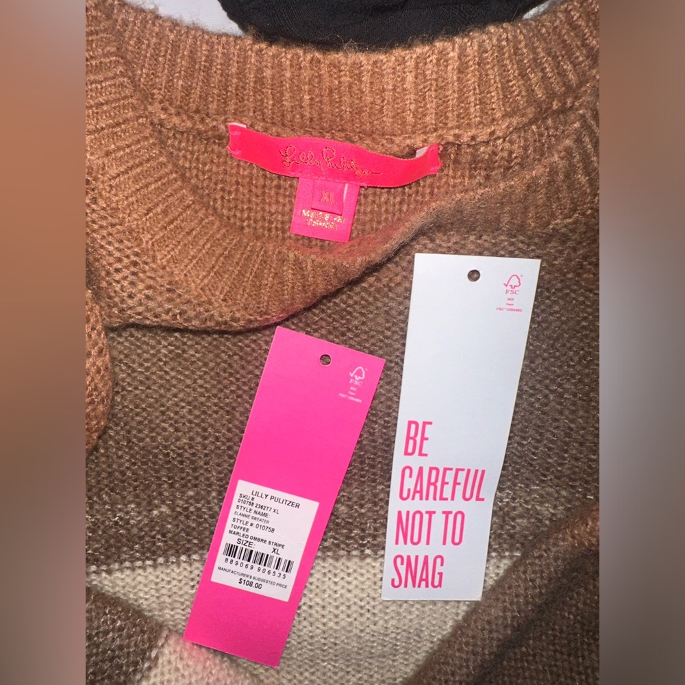 NWT Lilly Pulitzer ombré marled sweater